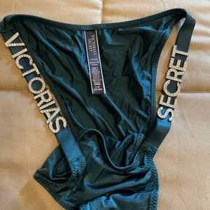 VICTORIA’S SECRET RHINESTONE LOGO PANTY